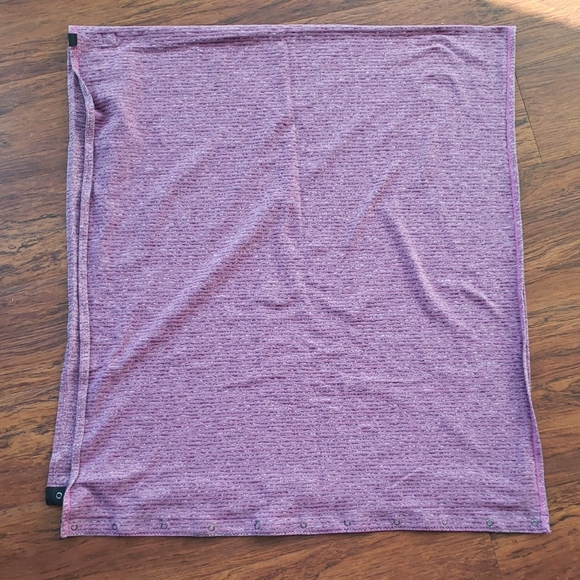 Lululemon Purple and Black Striped Shawl Scarf - Picture 4 of 5